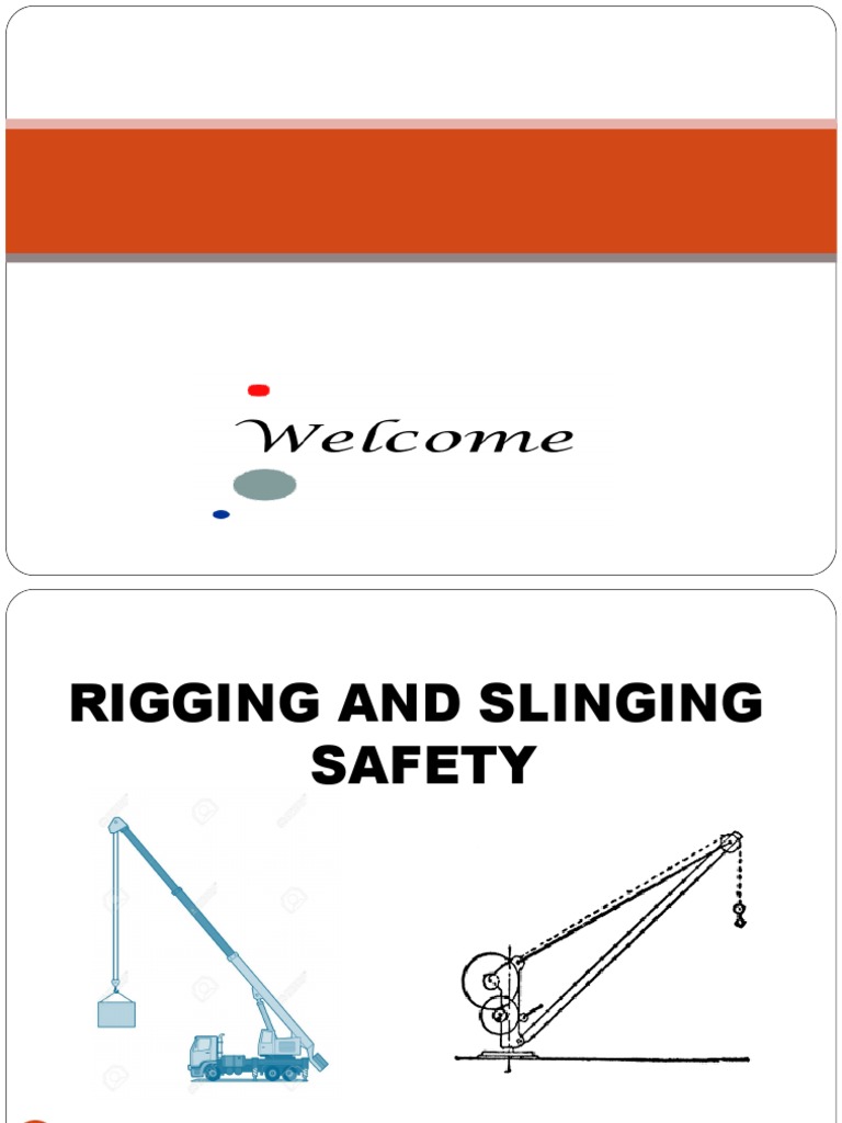 Rigging and Slinging Safety Guidelines | PDF | Rope | Wire