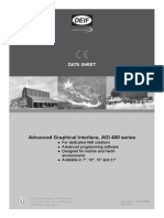 DATA SHEET Advanced Graphical Interface, AGI 400 Series