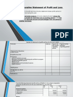 Comparative Statement of Profit and Loss