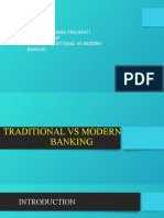 Traditional VS Modern Banking