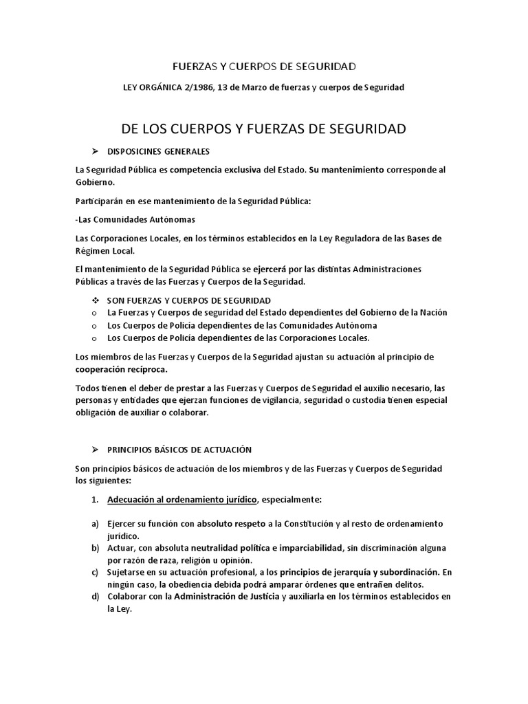 Fuerzas y Cuerpos de Seguridad | PDF | Policía | Fiscal