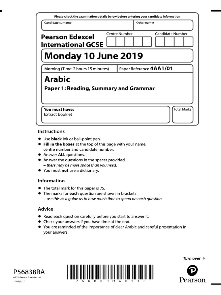 Paper 1 June 2019 PDF