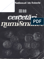 Cercetari Numismatice 3 1980 PDF