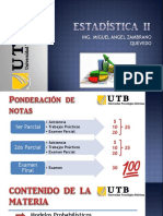 ESTADÍSTICA II (Parte 1 - 1er Parcial)