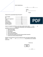 Format Surat Lamaran Kerja