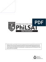 PhiLSAT Form DA September 23 2018 Test