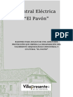 Dossier Central Pavon 2 Razones para Salvar EL PAVO N PDF