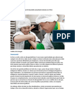 Una Mirada Hacia La Igualdad: El Desarrollo Comunitario Inclusivo en El Perú MAYO 9, 2019