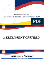 5 CFLGA Assessment Criteria
