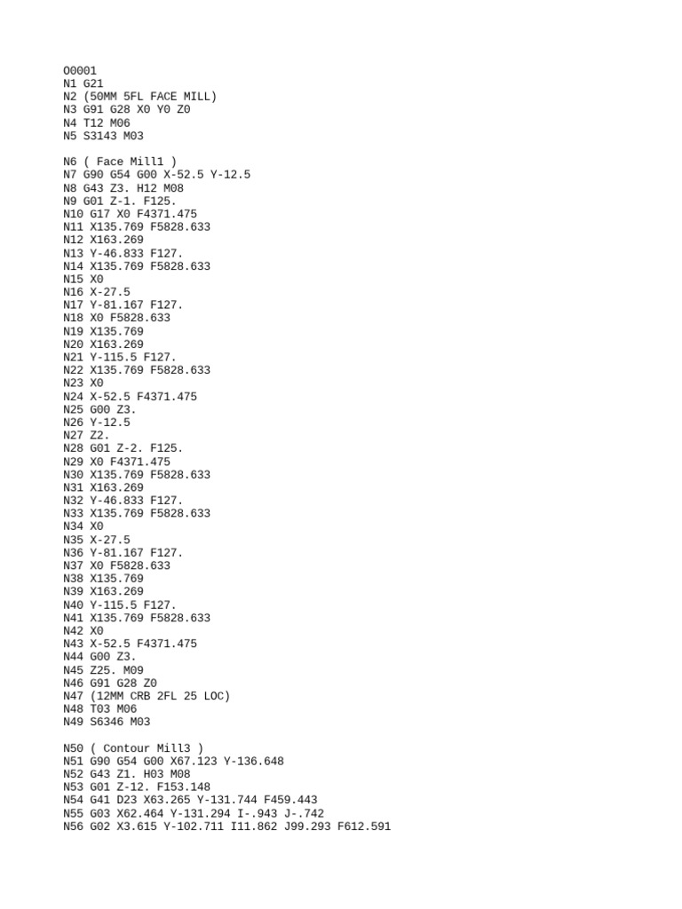 G Code PDF Software Development Computing