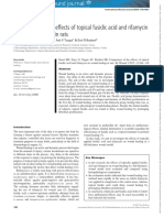 International Wound Journal - 2013 - Gurel - Comparison of The Effects of Topical Fusidic Acid and Rifamycin On Wound