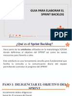 Guia para Elaborar El Sprint Backlog