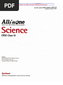 Arihant All in One Science PDF