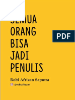 Ebook Semua Orang Bisa Jadi Penulis (Robi Afrizan Saputra) PDF