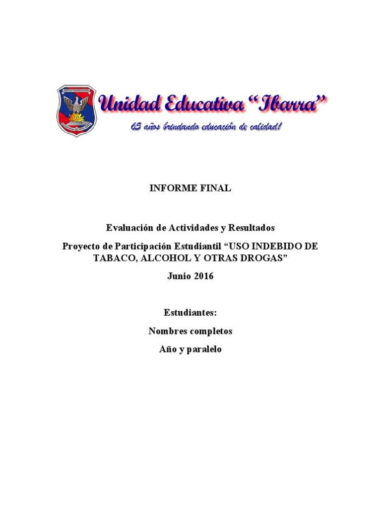 Informe Final Ppe | PDF
