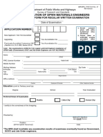 Form No. 17 DPWH Written Examination