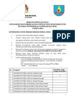 Borang Pencalonan Anugerah Sukan Dan Kokurikulum 2021 (NANI)