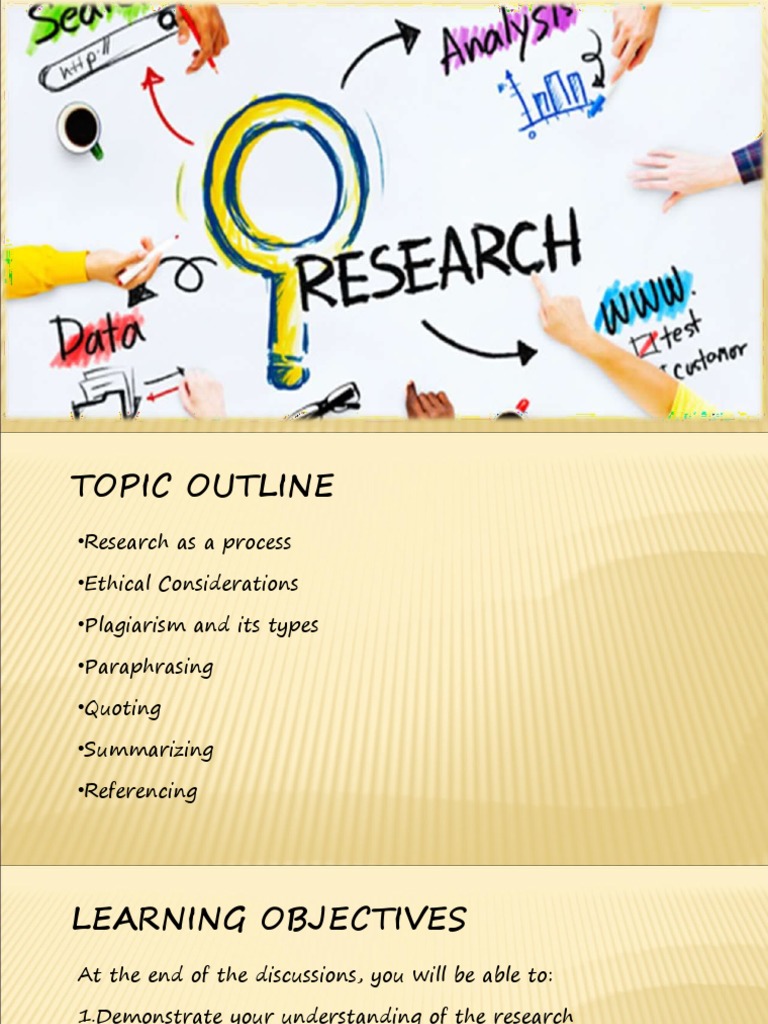 Lesson4Ethical Standards of Research PDF Plagiarism Citation