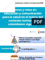 Educación en Salud Normativa Vigente PDF