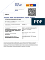 Certificado COVID digital UE vacunado ARNm
