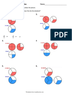 Divide Fractions Worksheets PDF