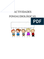 ACTIVIDADES Fonoaudiológico