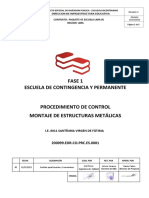 200099-EDR - CO.PRC - ES.001 - Montaje Estructuras Metálicas Rev0