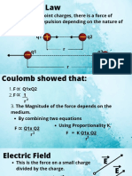 Coulomb's Law Force Between Charges