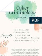 Kelompok 3 Cyber Criminology