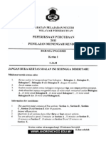 Kertas percubaan PMR KL BI 2011 (P1)