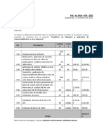 Cotización para impermeabilización de losa y construcción de muro perimetral