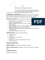 Resumen Ejecutivo Objetivos: 3 Justificación y Antecedentes: 4 Estudio de Mercado