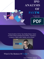 IPO ANALYSIS OF PAYTM