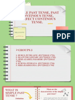 Understanding Tenses: Simple Past, Past Continuous, Perfect Continuous