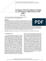 An Analysis of The Impact of The Development of Hong Kong Society On Local Romance Films Between 1990-2000