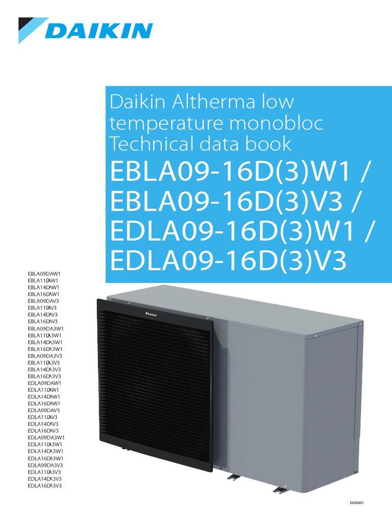 Ebla Data Book PDF | PDF | Water Heating | Heat Pump