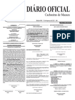 Diário Oficial de Cachoeiras de Macacu publica atos do poder executivo