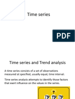 Time series analysis and trend forecasting
