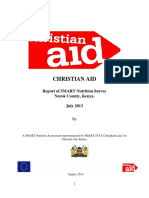 Christian Aid Kenya Nutrition Survey Report Narok County July 2013