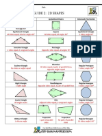 Geometry Cheat Sheet 2 2d Shapes