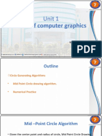 Basic of Computer Graphics: Unit 1