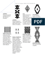 Ficha Informativa Símbolos Textiles Mapuches PDF