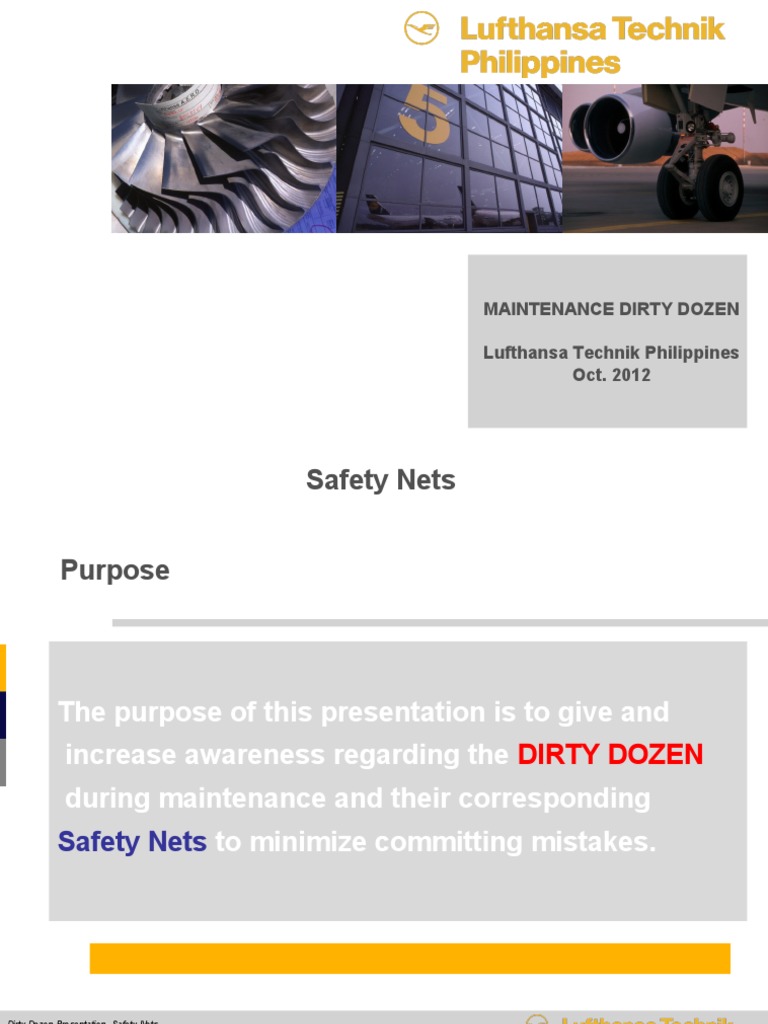 Maintenance Dirty Dozen PDF Safety Cognition