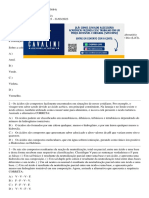 Avaliação II - Química Geral - Uniasselvi