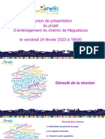 Réunion de Présentation Du Projet D'aménagement Du Chemin de Neguebous Le Vendredi 24 Février 2023 À 16h00