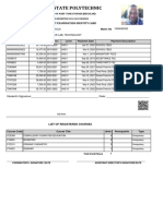 Lagos State Polytechnic: Student Examination Identity Card