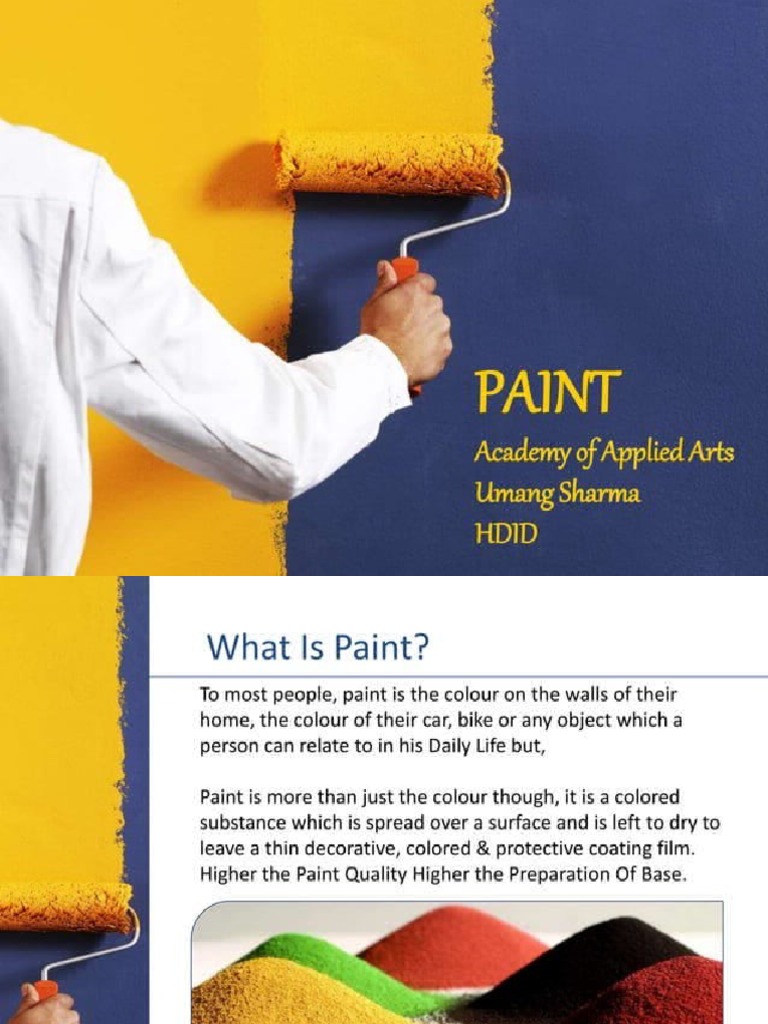 Basics of Paints | PDF
