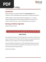 Huffman Coding Notes