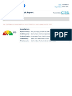 Rajamani Naresh's Credit Report: Score Factors