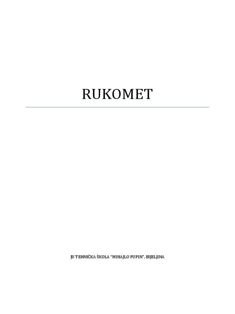 RUKOMET | PDF